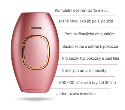 VELYSEA: IPL Laserový Odstraňovač Chloupků